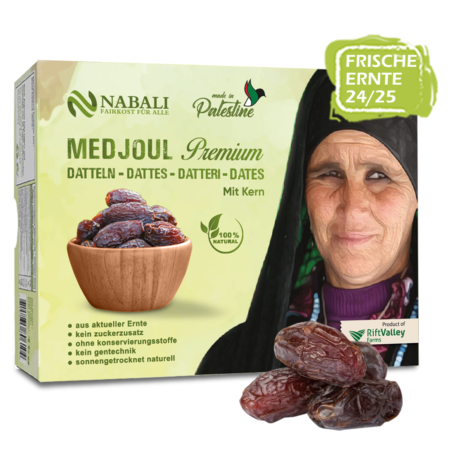 Nabali Fairkost Premium Medjool Datteln Jumbo kaufen aus Palästina