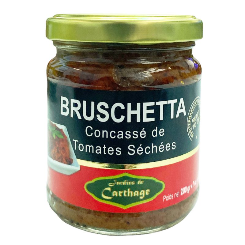 Unsere Tomaten Bruschetta ist ein echter Klassiker der italienischen Küche, jetzt als praktische, streichfähige Paste erhältlich. Diese köstliche Mischung aus sonnengereiften Tomaten, Olivenöl, Knoblauch und Basilikum wird in einer cremigen Konsistenz angeboten, sodass sie direkt verwendet werden kann